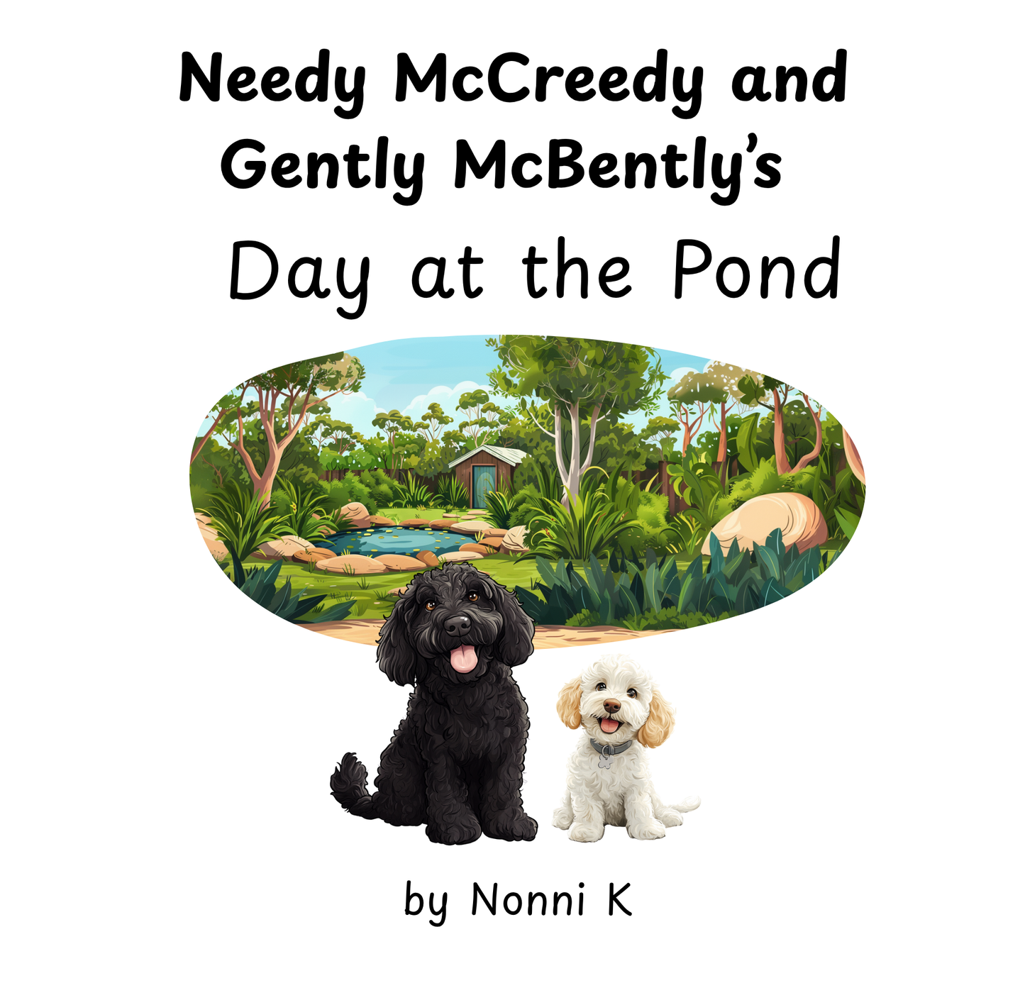 Childrens Picture book dog adventures Day at the Pond