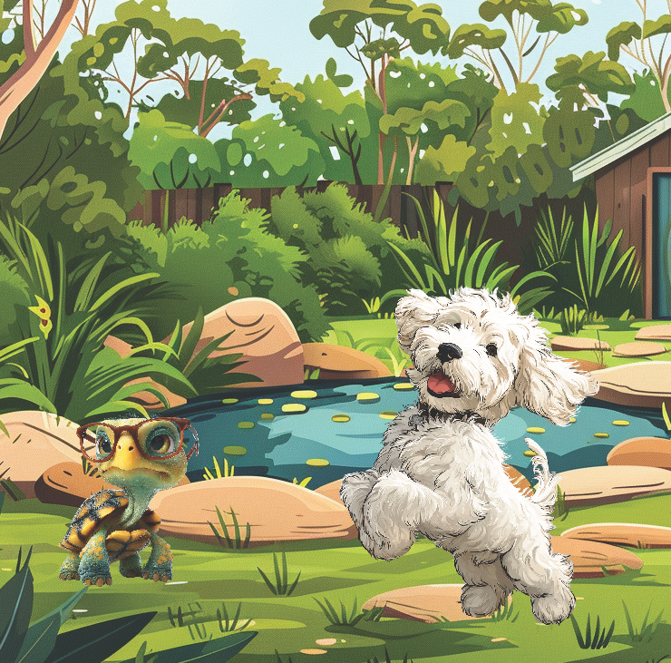 Childrens Picture book Needy McCreedy with Myrtle the Turtle