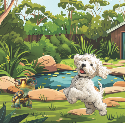 Childrens Picture book Needy McCreedy with Myrtle the Turtle